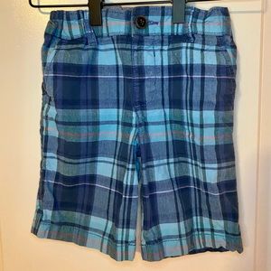 Boys OshKosh Plaid Shorts Size 5T